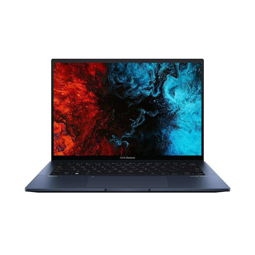 Asus Zenbook 14 UX3402ZA 14" 2.8K 400nits Laptop (Intel i5-1240P 12-Core Processor, 8GB RAM, 512GB PCIe SSD, Backlit Keyboard, Windows 11)