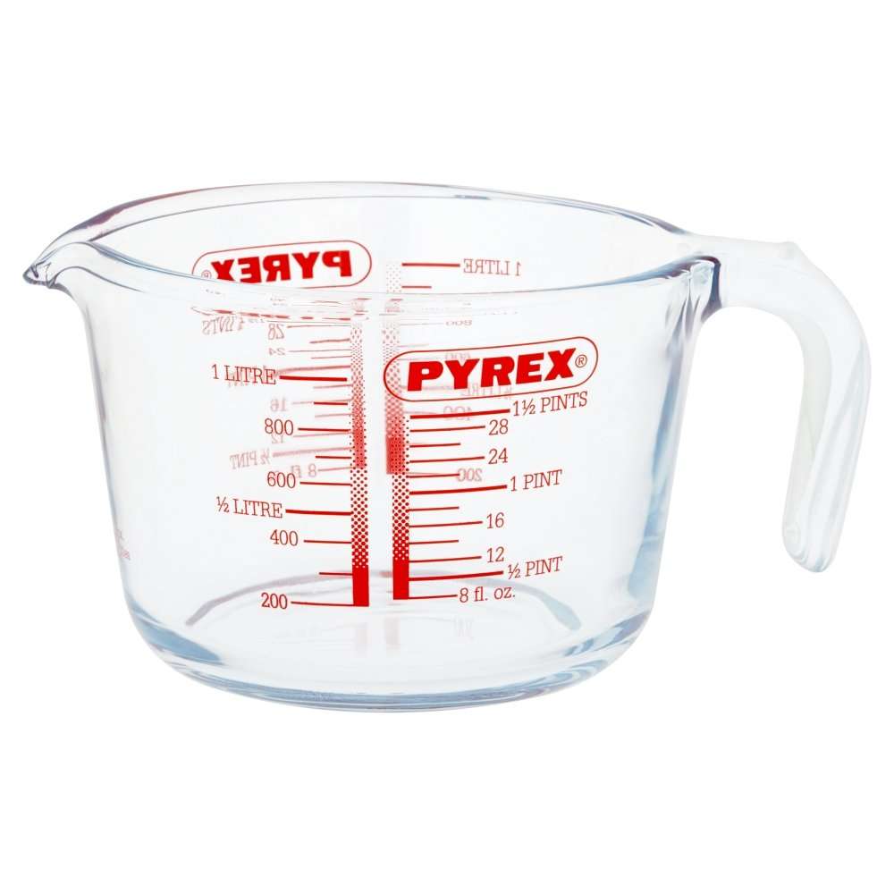Pyrex Glass Measuring Jug - Transparent - 1 Litre