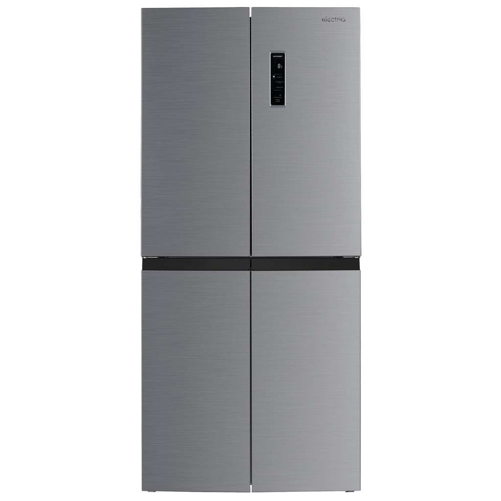 electriQ 466 Litre Four Door American Fridge Freezer - Stainless Steel (with codes)