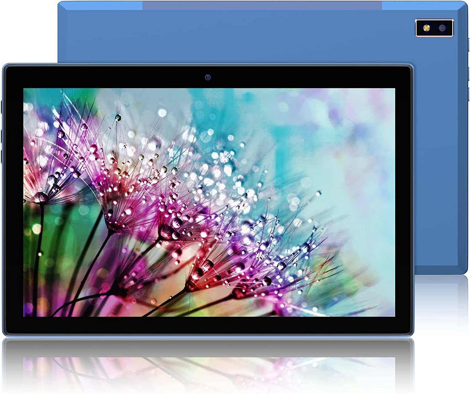 Android Tablet 10 Inch 2021, 64GB Storage, 5G WiFi Tablets with Android 10.0 OS, Camera, WiFi, Bluetooth, Google Certified, HD IPS Screen, Supports Microsoft Office Software – Blue